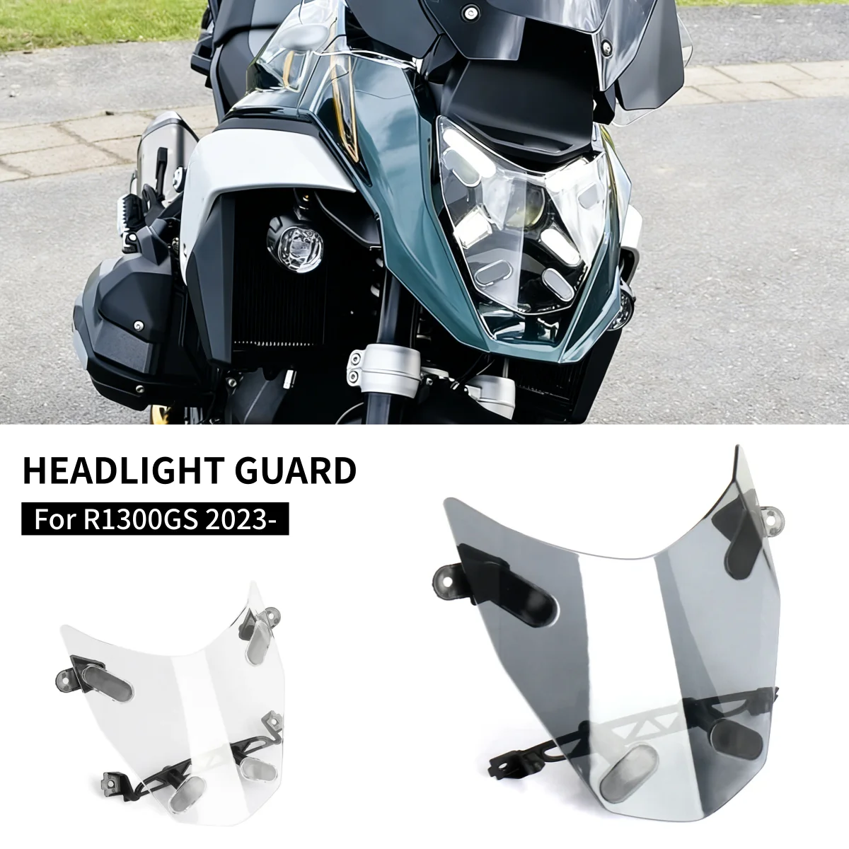 Fit For BMW R 1300 GS R1300 GS GS1300 R1300GS 2023 2024 Motorcycle Headlight Guard Protector Acrylic Head LIght Protective Cover
Fit For BMW R 1300 GS R1300 GS GS1300 R1300GS 2023 2024 Motorcycle Headlight Guard Protector Acrylic Head LIght Protective Cover