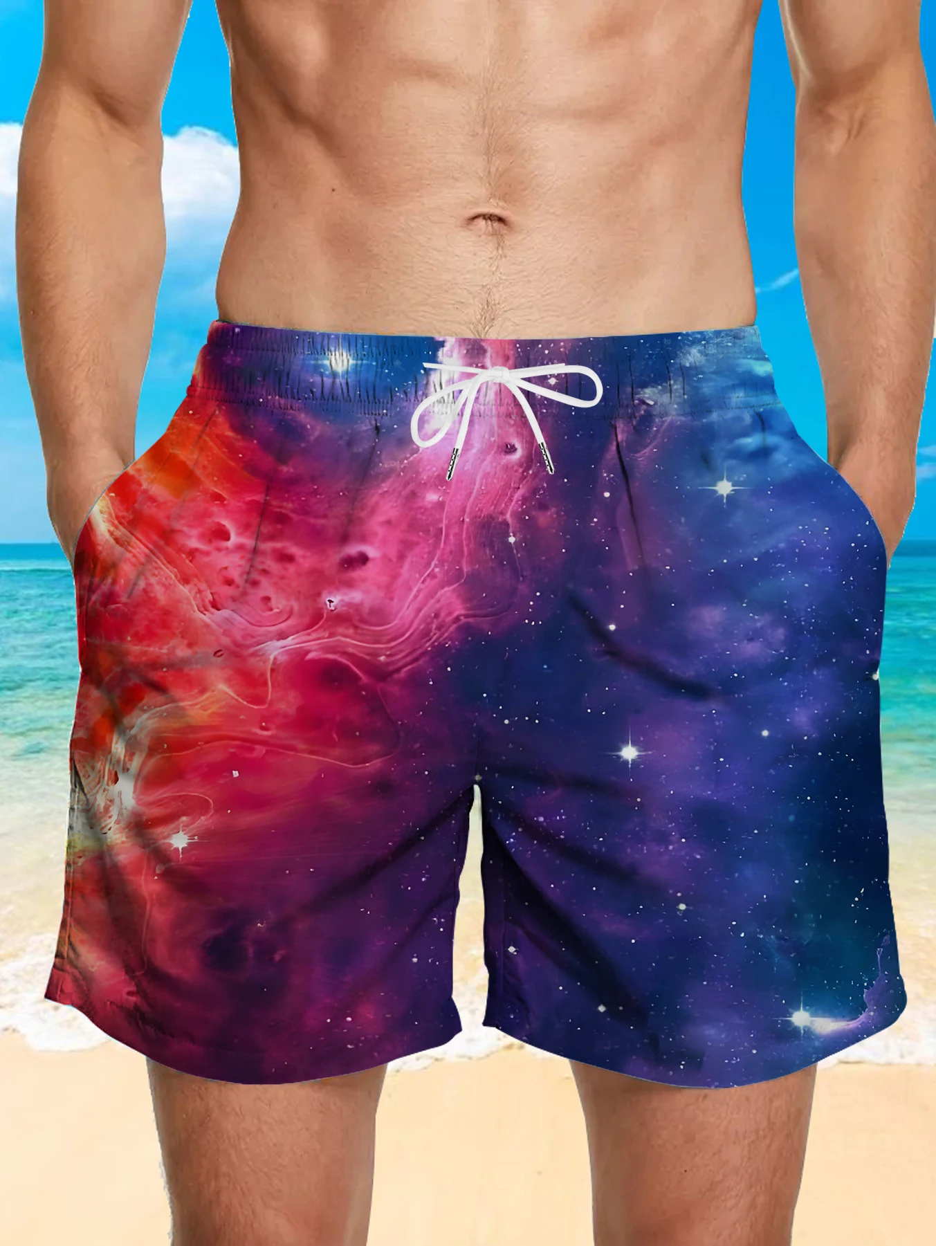 Travel Beach Board Shorts Men Full Digital Print Quick Dry Lightweight Trousers
Travel Beach Board Shorts Men Full Digital Print Quick Dry Lightweight Trousers
