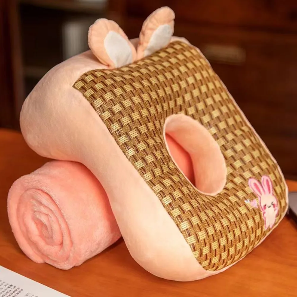 Cool Mat Summer Nap Pillow Double-sided Stuffed Office Plush Pillow Hollow Breathable Cartoon Cute Animal Neck Pillow Home Use
Cool Mat Summer Nap Pillow Double-sided Stuffed Office Plush Pillow Hollow Breathable Cartoon Cute Animal Neck Pillow Home Use