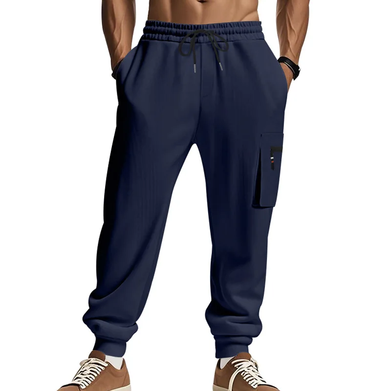 European and American men's autumn and winter training exercise, multi-pocket zipper workwear, elastic and slimming trendy casua
European and American men's autumn and winter training exercise, multi-pocket zipper workwear, elastic and slimming trendy casua