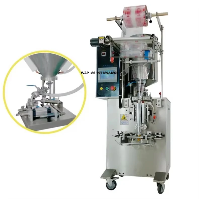 Automatic Food Cosmetic Machine for Ketchup Salsa Vinegar Fruit Honey Fried Chili Pepper Bags Foil Great for Chemical Filling
Automatic Food Cosmetic Machine for Ketchup Salsa Vinegar Fruit Honey Fried Chili Pepper Bags Foil Great for Chemical Filling