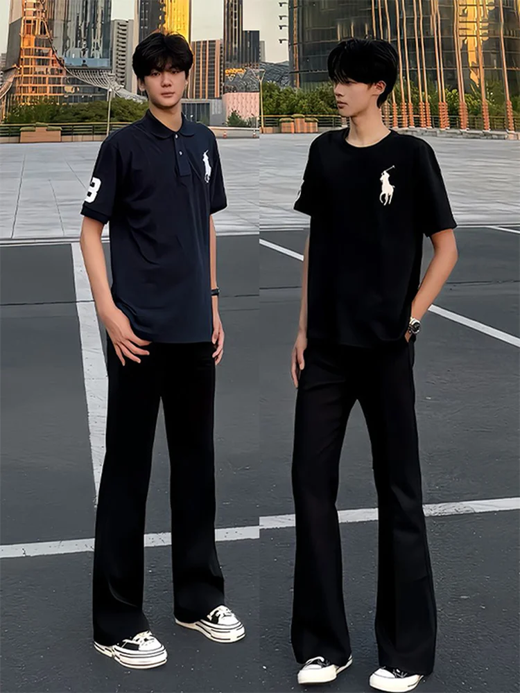 Cleanfit Bla Bell Bot Men's Summer Ice Silk Straight Leg Pants Cool Sle Casual Wear Teen Faion High Waist Trousers
Cleanfit Bla Bell Bot Men's Summer Ice Silk Straight Leg Pants Cool Sle Casual Wear Teen Faion High Waist Trousers
