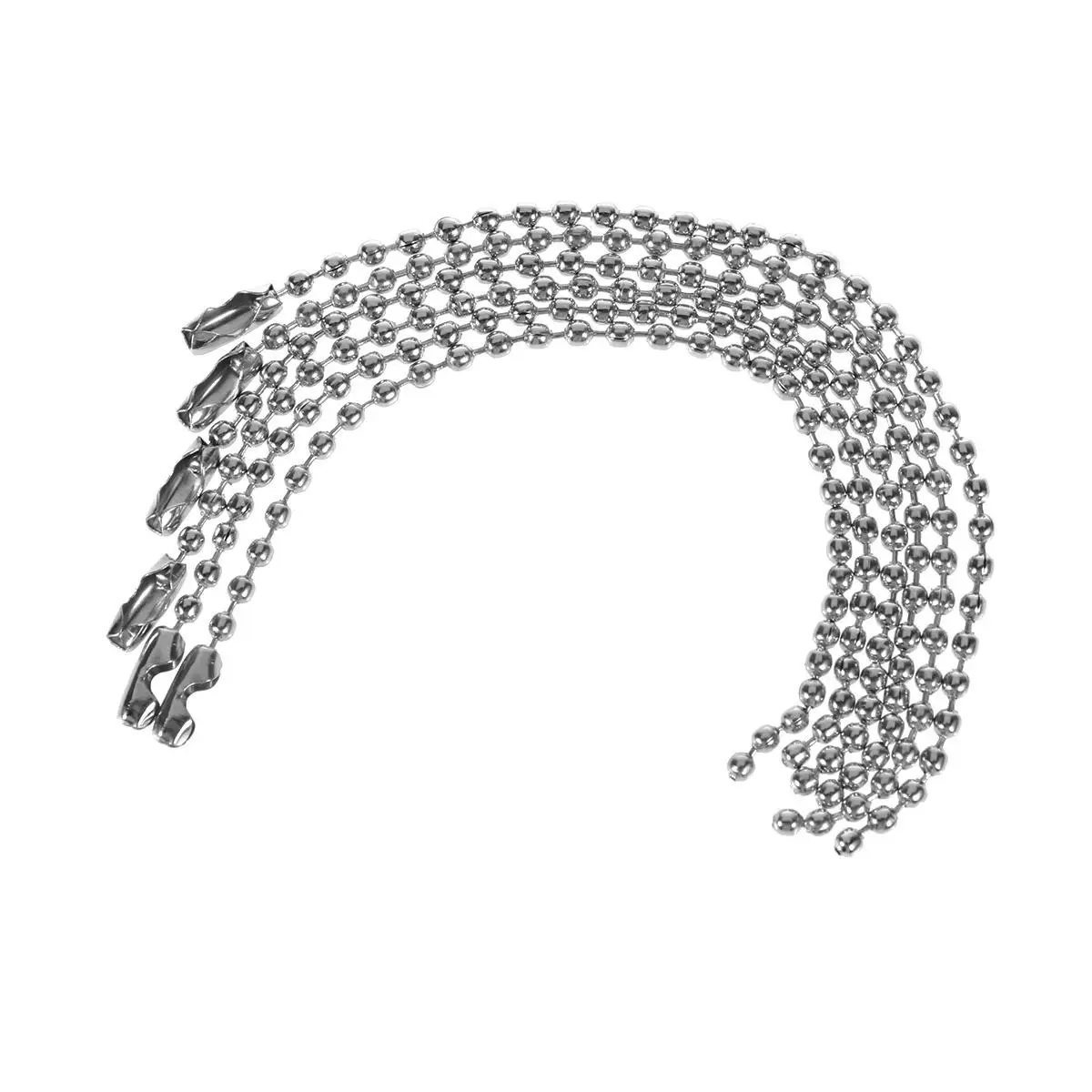20 Pcs Metal Ball Chain for Tag Nickel Plated Silver Tone Connector Clasp Chains The
20 Pcs Metal Ball Chain for Tag Nickel Plated Silver Tone Connector Clasp Chains The