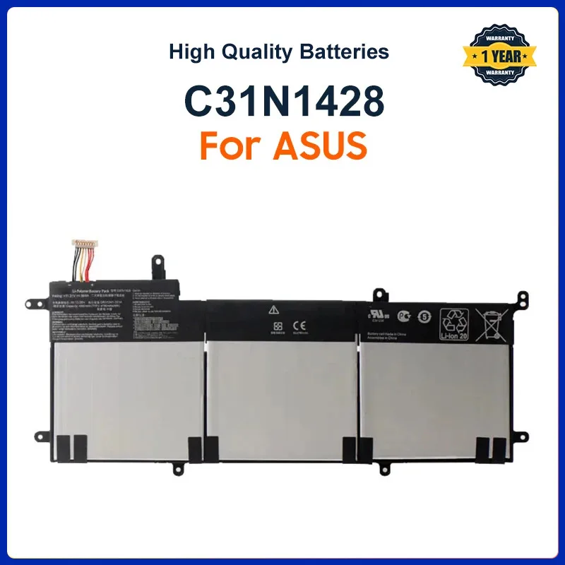 C31N1428 Аккумулятор для ноутбука ASUS Zenbook UX305L UX305LA UX305UA C31N1428 3ICP5/91/91 11,31 V 56WH
C31N1428 Аккумулятор для ноутбука ASUS Zenbook UX305L UX305LA UX305UA C31N1428 3ICP5/91/91 11,31 V 56WH