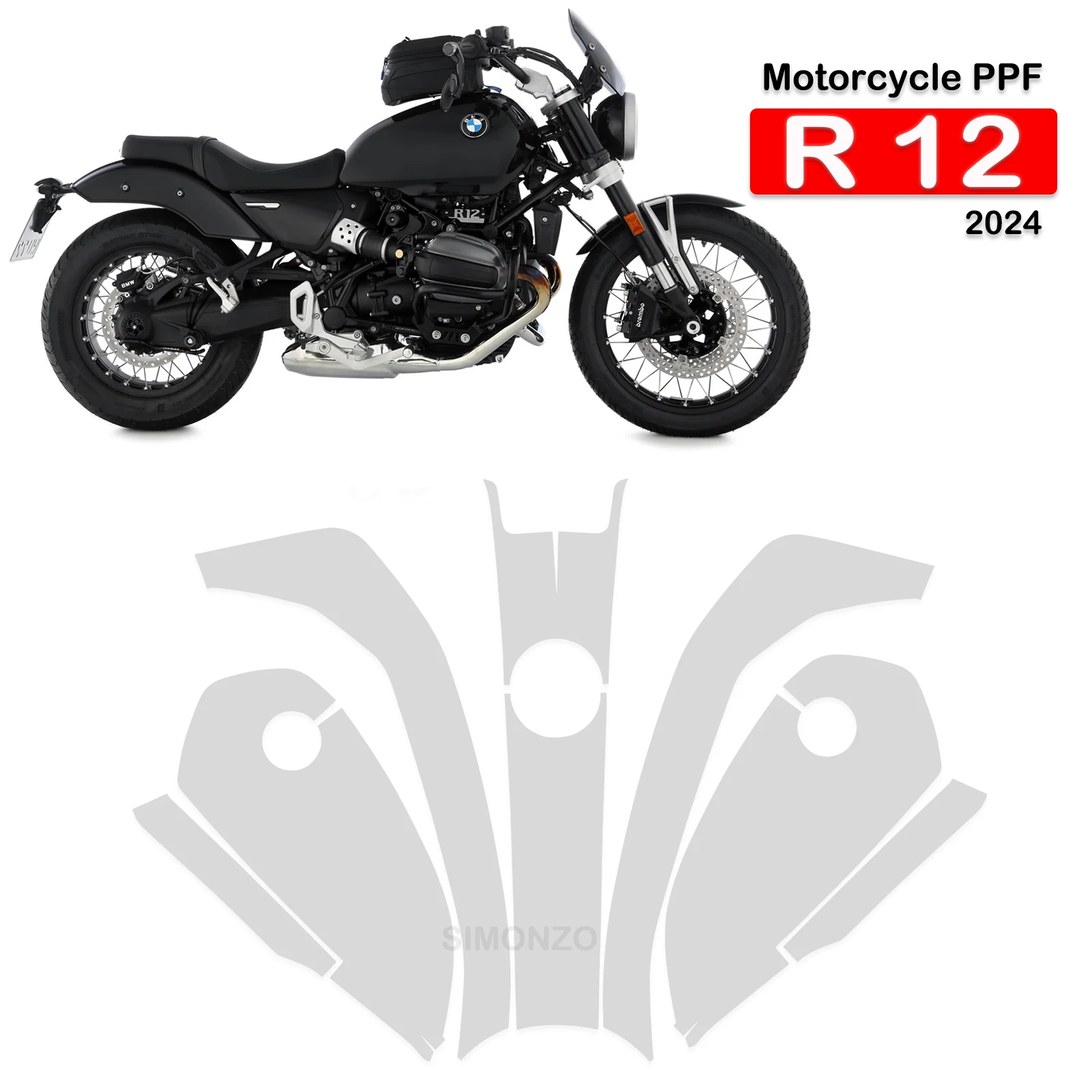 For BMW R12 TPU Invisible Motorcycle PPF R12 Paint Protective Film Anti-Scratch UV Resistant Self-Healing Kit 2024-
For BMW R12 TPU Invisible Motorcycle PPF R12 Paint Protective Film Anti-Scratch UV Resistant Self-Healing Kit 2024-