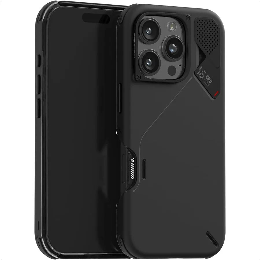 Aulumu A16 Shockproof iPhone 16 Pro Case Real Cooling Aluminum Alloy Camera Frame MultiLayer Composite Protection Black
Aulumu A16 Shockproof iPhone 16 Pro Case Real Cooling Aluminum Alloy Camera Frame MultiLayer Composite Protection Black