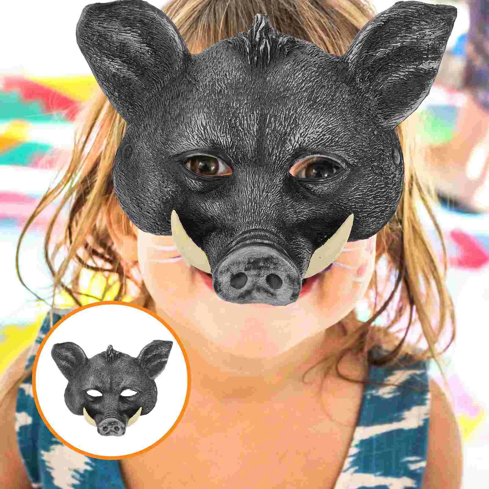Halloween Animals Mask Wild Boar Design Mask Wild Boar Cosplay Decorative Mask Carnival Party Performance Mask Costume Accessory
Halloween Animals Mask Wild Boar Design Mask Wild Boar Cosplay Decorative Mask Carnival Party Performance Mask Costume Accessory