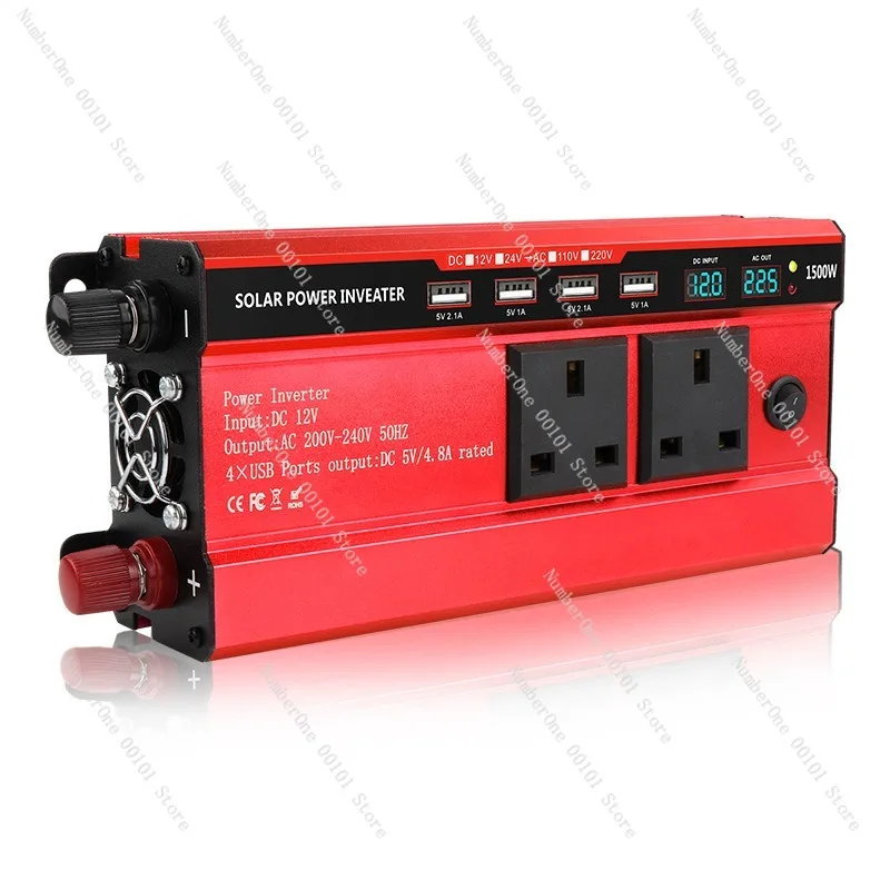 Low power 1500w car inverter 12v to 220v4usb british standard car inverter
Low power 1500w car inverter 12v to 220v4usb british standard car inverter
