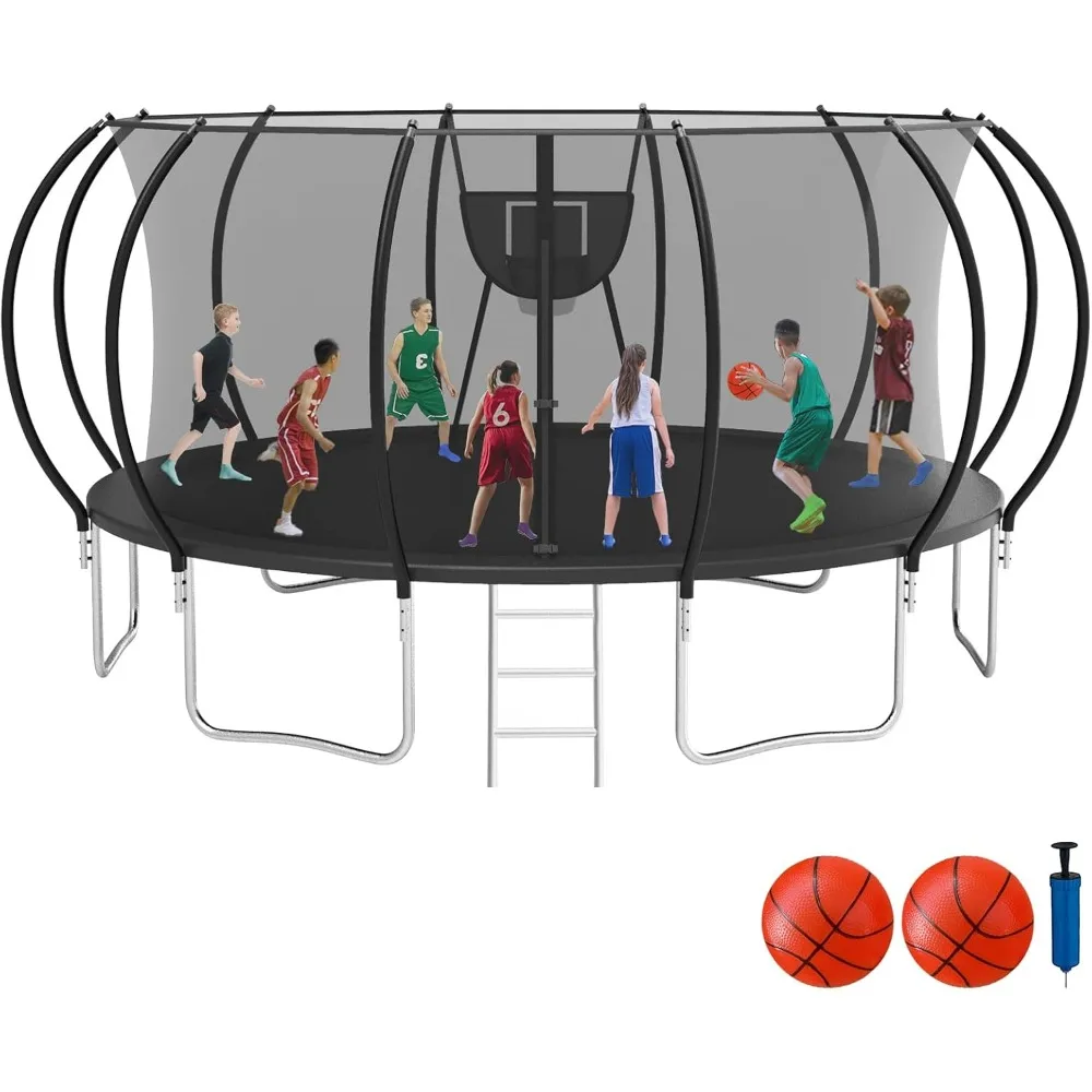 8FT Outdoor Tranpoline, Tranpolines with Net, Ladder, Easy To Assemble Recreational Tranpoline Backyard Heavy Duty Tranpoline
8FT Outdoor Tranpoline, Tranpolines with Net, Ladder, Easy To Assemble Recreational Tranpoline Backyard Heavy Duty Tranpoline