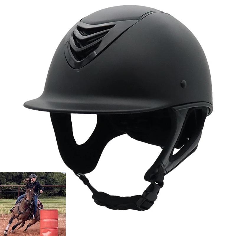 Hot Sale PU Leather Lined Ears ABS Case and High Density EPS Foam Comfortable Men's and Women's Riding Helmets
Hot Sale PU Leather Lined Ears ABS Case and High Density EPS Foam Comfortable Men's and Women's Riding Helmets