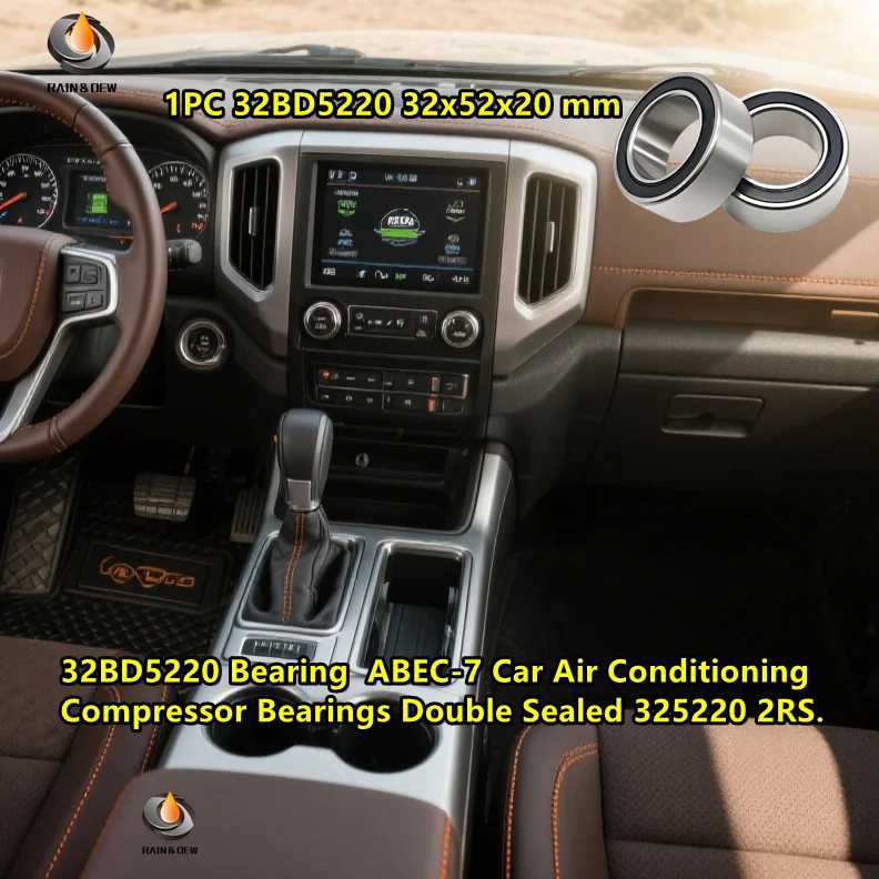 1 шт. 32BD5220 подшипник 32x52x20 мм ABEC-7 автомобильные подшипники компрессора кондиционера с двойным уплотнением 325220 2RS 
1 шт. 32BD5220 подшипник 32x52x20 мм ABEC-7 автомобильные подшипники компрессора кондиционера с двойным уплотнением 325220 2RS
