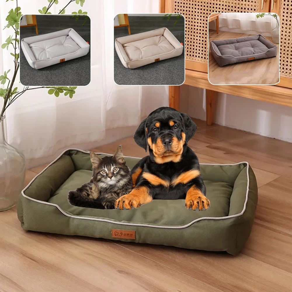 Soft Dog Bed Oxford Cloth Waterproof Pet Bed for All Seasons Thickened PP Cotton Filling Bite-resistant Pet Mat Pets Accessories
Soft Dog Bed Oxford Cloth Waterproof Pet Bed for All Seasons Thickened PP Cotton Filling Bite-resistant Pet Mat Pets Accessories