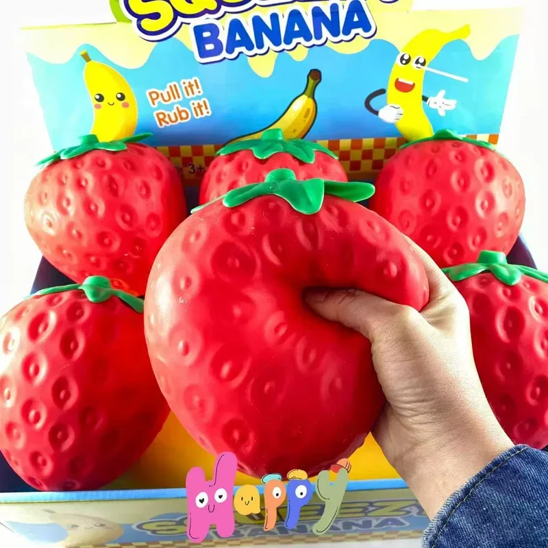 Super Jumbo Strawberry Squishi Cream Scented Squishy Slow Rising Antistress Toy Kids Grownups Squeeze Squishy Toys
Super Jumbo Strawberry Squishi Cream Scented Squishy Slow Rising Antistress Toy Kids Grownups Squeeze Squishy Toys