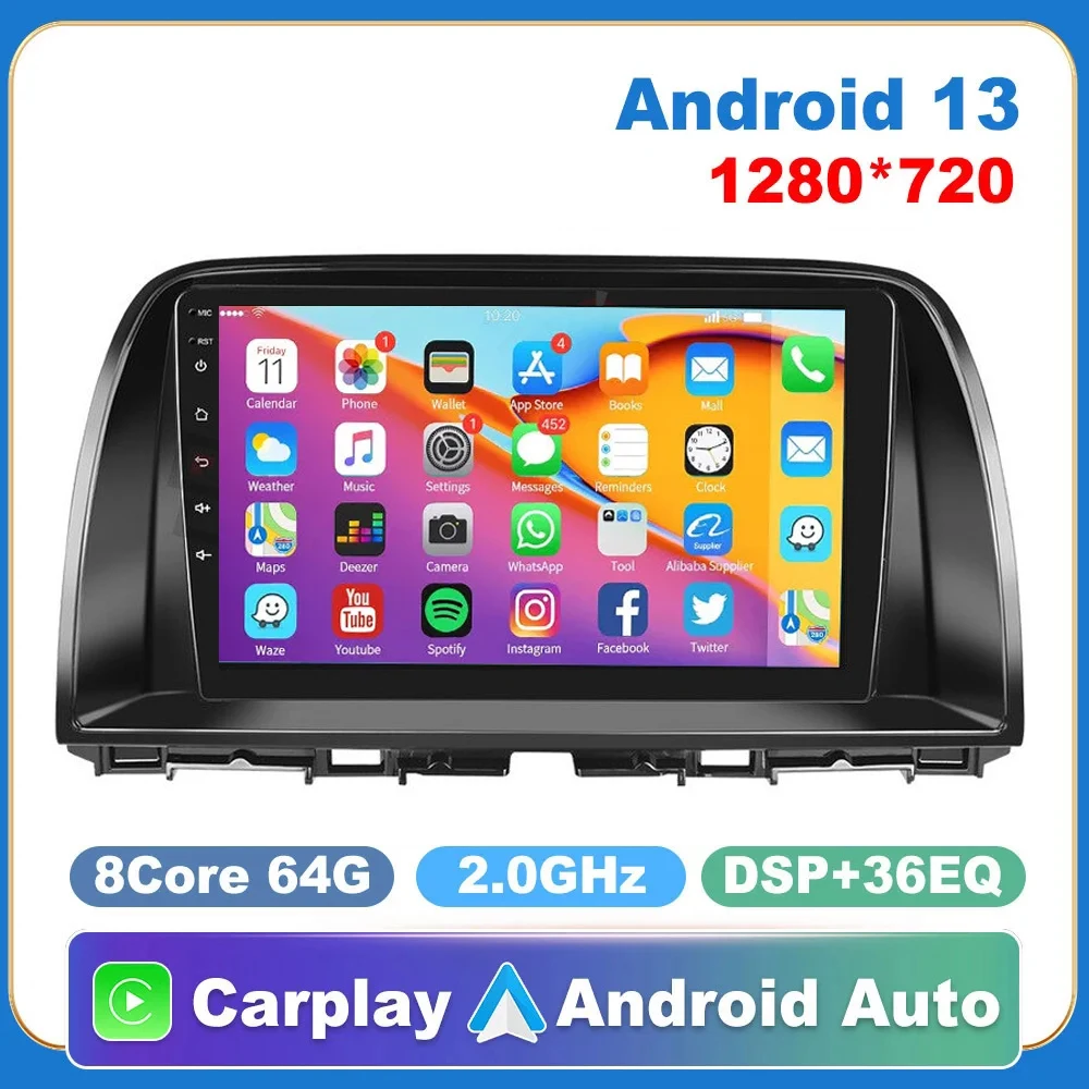 For Mazda CX5 CX-5 CX 5 2012 -2014 2015 Car Player Auto Radio Multimedia GPS Video Navigation 4G Carplay DSP BT Mirror link
For Mazda CX5 CX-5 CX 5 2012 -2014 2015 Car Player Auto Radio Multimedia GPS Video Navigation 4G Carplay DSP BT Mirror link