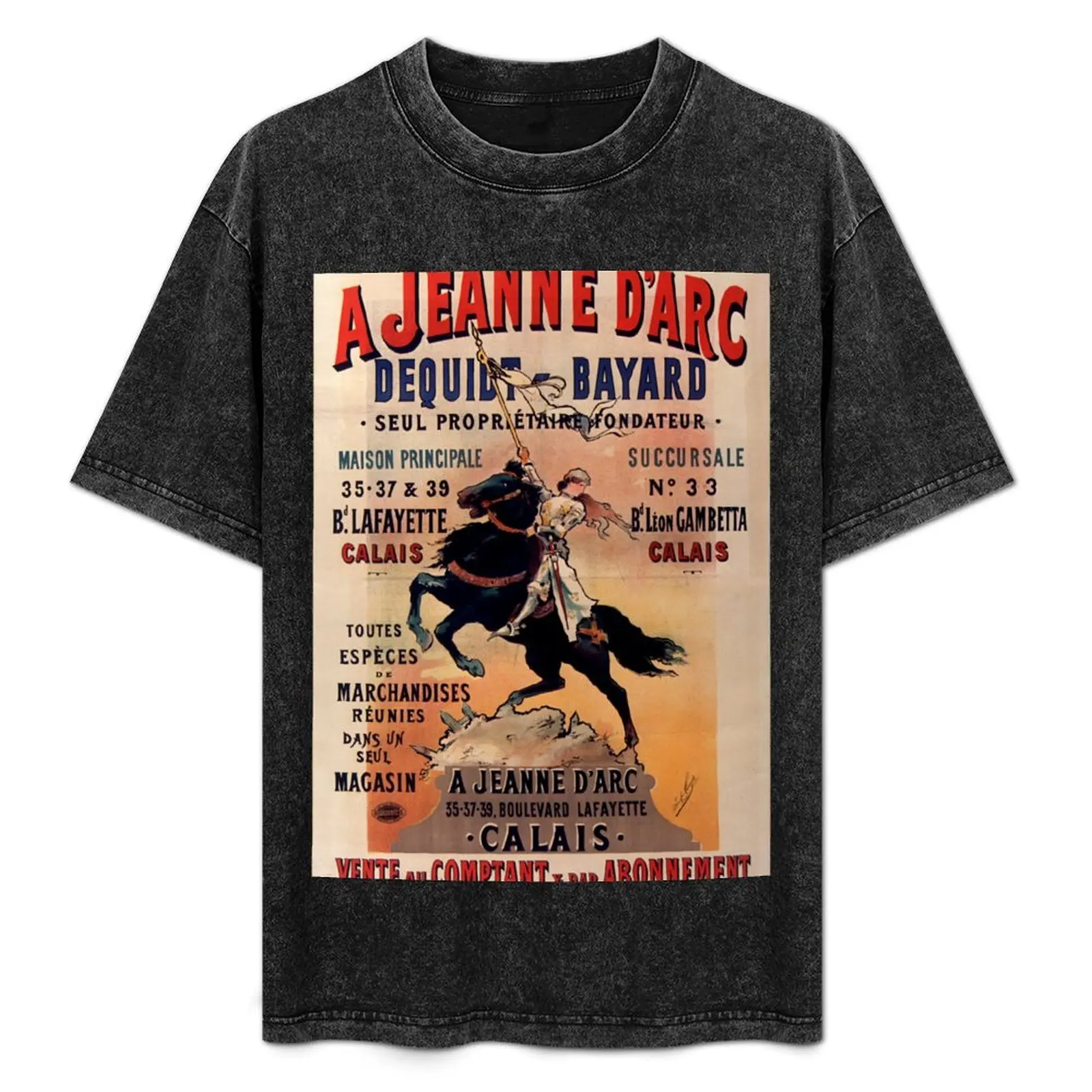 JEANNE D'ARC Dequidt Bayard - Calais 1898 T-Shirt Modern Print Casual T-Shirt
JEANNE D'ARC Dequidt Bayard - Calais 1898 T-Shirt Modern Print Casual T-Shirt