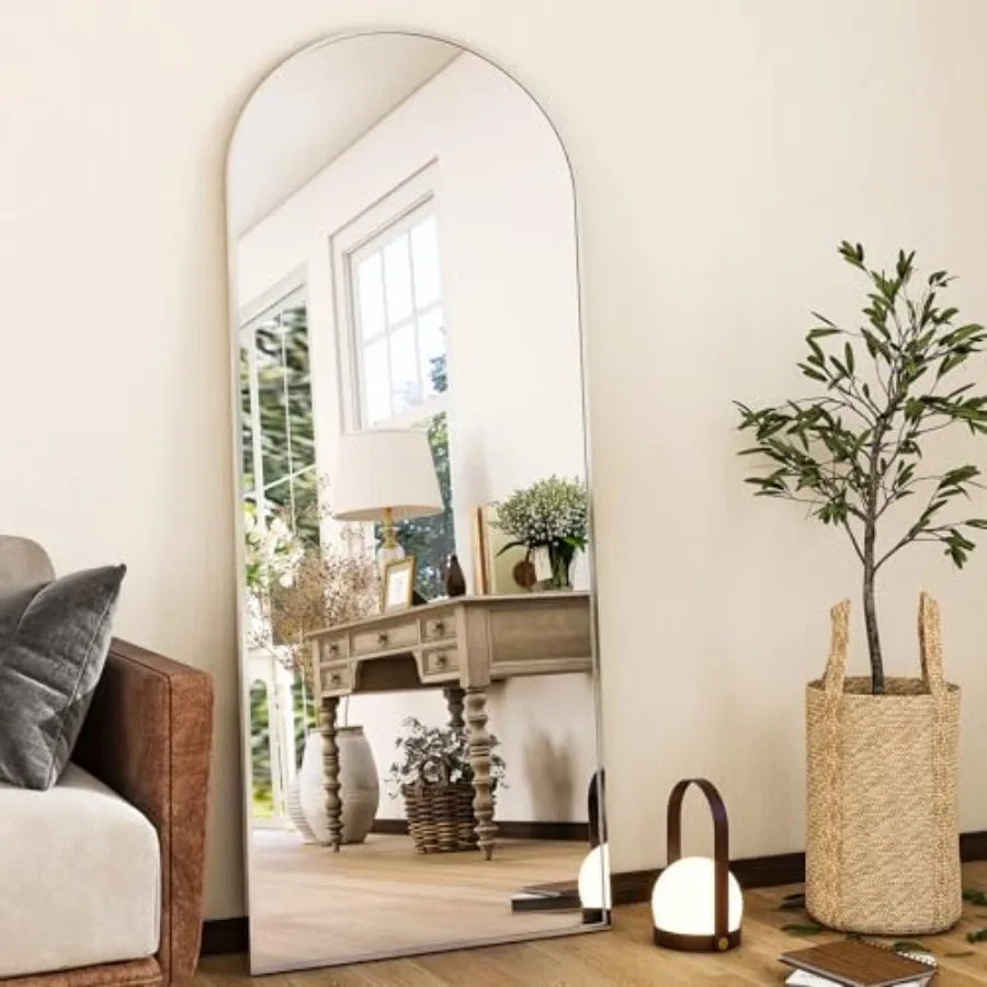 56"x21" Arched Full Length Mirror Free Standing Floor Mirrors Leaning Hanging Mounted Mirror Aluminum Frame Modern Home Decor f
56"x21" Arched Full Length Mirror Free Standing Floor Mirrors Leaning Hanging Mounted Mirror Aluminum Frame Modern Home Decor f