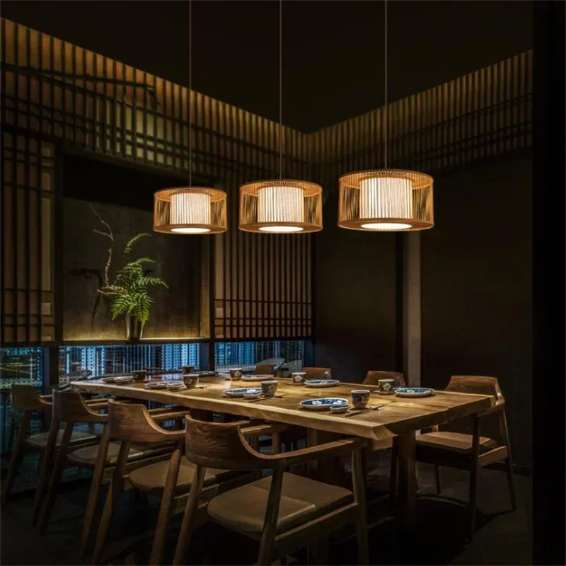 Round bamboo Japanese tatami living room bedroom dining table bar Chandelier
Round bamboo Japanese tatami living room bedroom dining table bar Chandelier