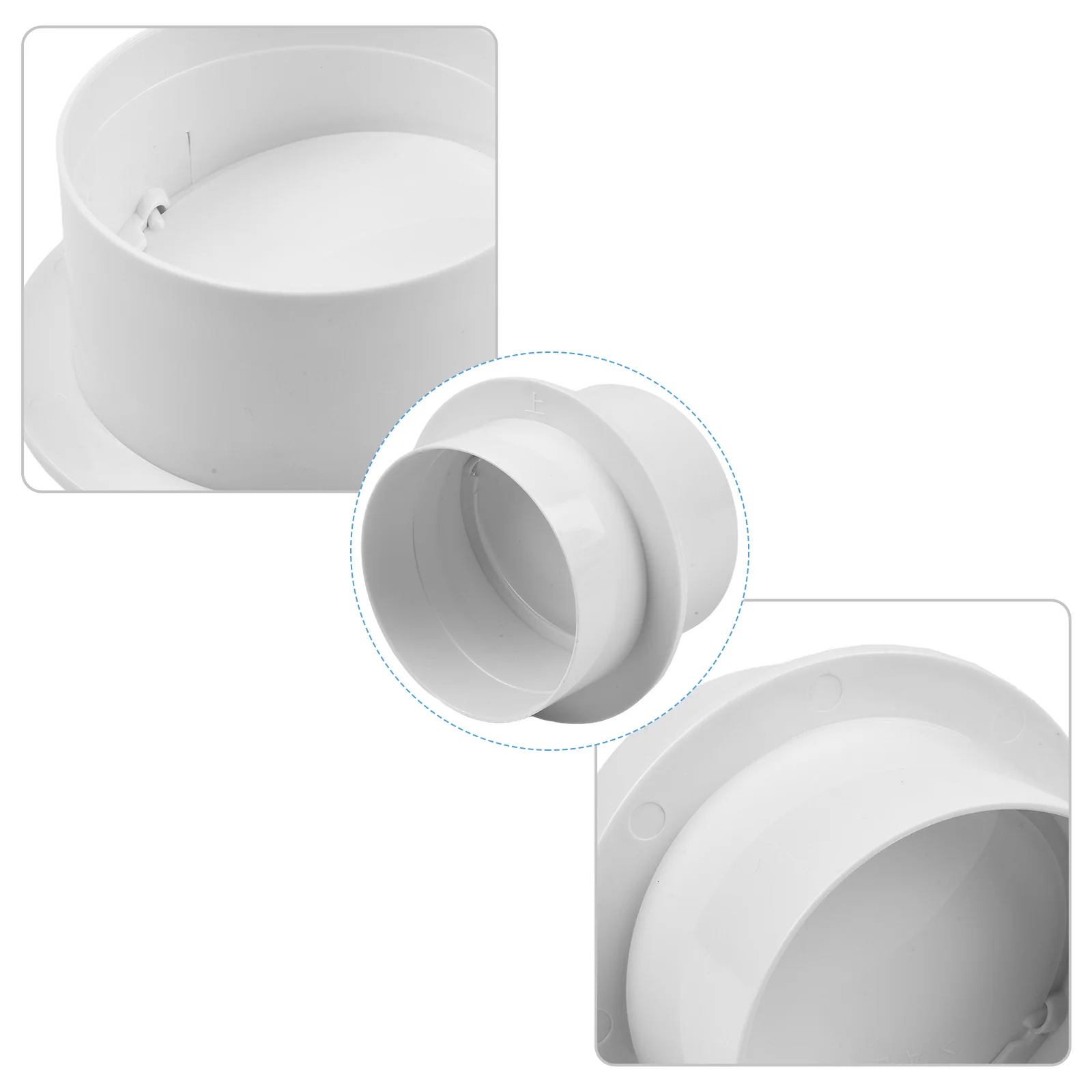 High Quality New Practical Ventilation Pipe Replacement ABS Air Duct Control Ducting Connector Home Improvement
High Quality New Practical Ventilation Pipe Replacement ABS Air Duct Control Ducting Connector Home Improvement