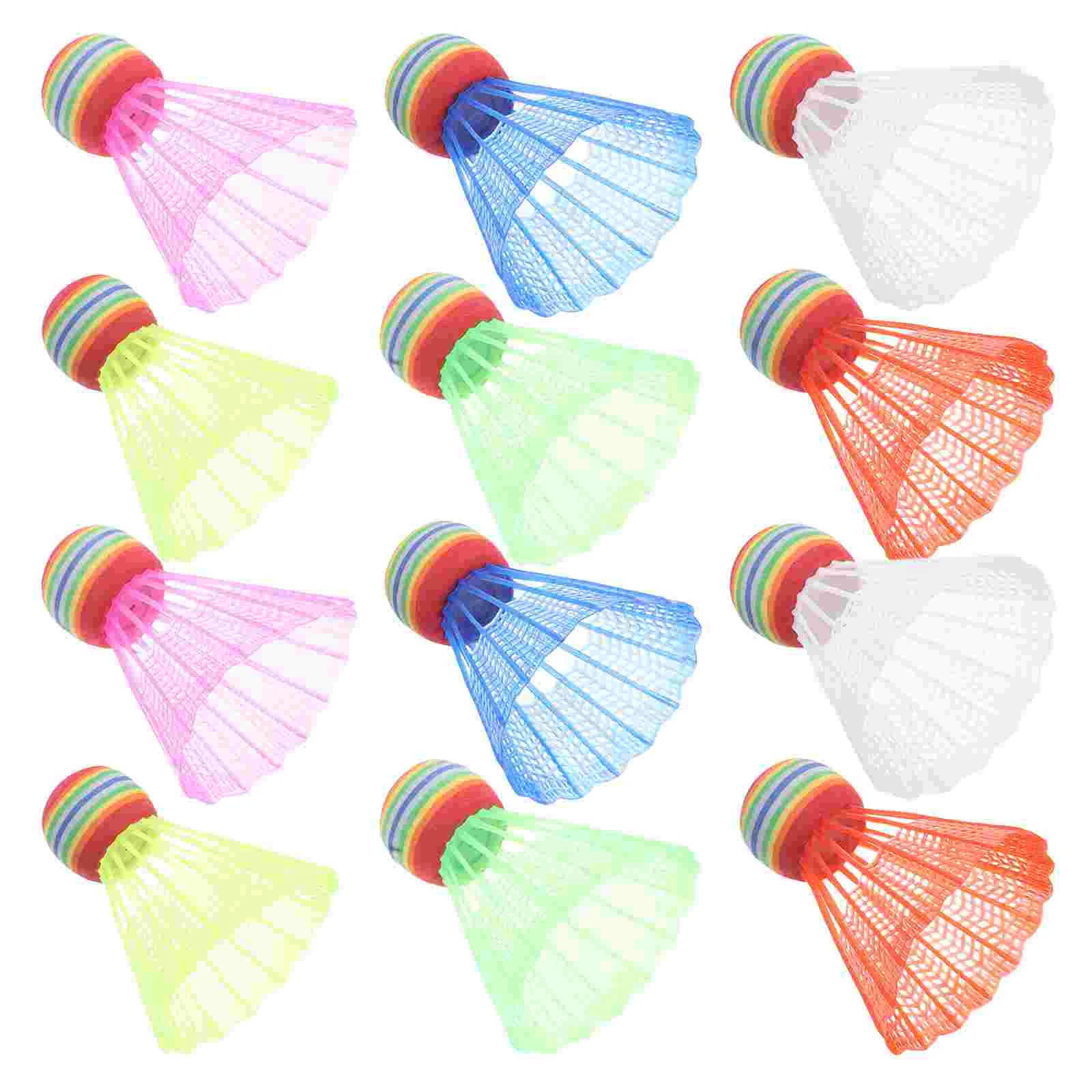 12PCS Indoor Colored Shuttlecock Big Badminton Nylon Plastic Child Sports Lightweight Portable Kids Play
12PCS Indoor Colored Shuttlecock Big Badminton Nylon Plastic Child Sports Lightweight Portable Kids Play