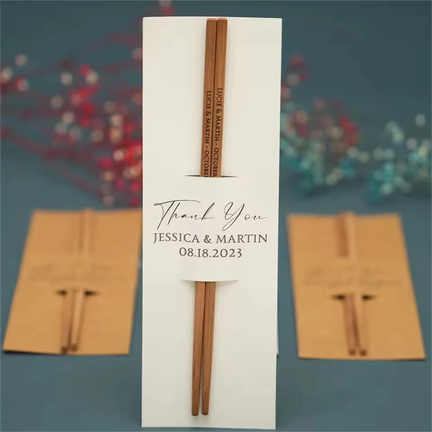 Personalized Chopsticks, Save the date, Wedding Favor Chopsticks, Engraved Chopsticks, Wedding Gift, Wedding Favors for Guests i
Personalized Chopsticks, Save the date, Wedding Favor Chopsticks, Engraved Chopsticks, Wedding Gift, Wedding Favors for Guests i