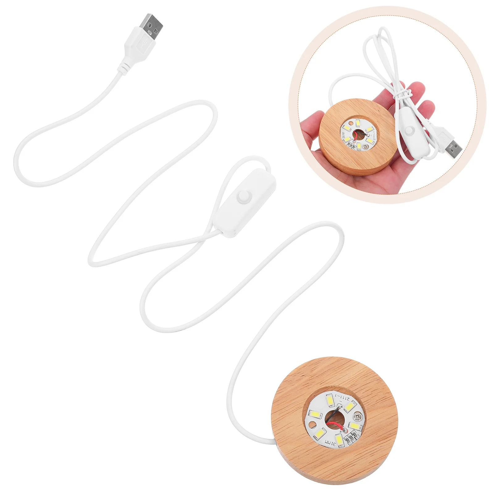 Wood Mini Round LED Lighted Crystal Ball Stand Rubberwood Base Night Light for Bedside Table Living Room Decoration USB 
Wood Mini Round LED Lighted Crystal Ball Stand Rubberwood Base Night Light for Bedside Table Living Room Decoration USB