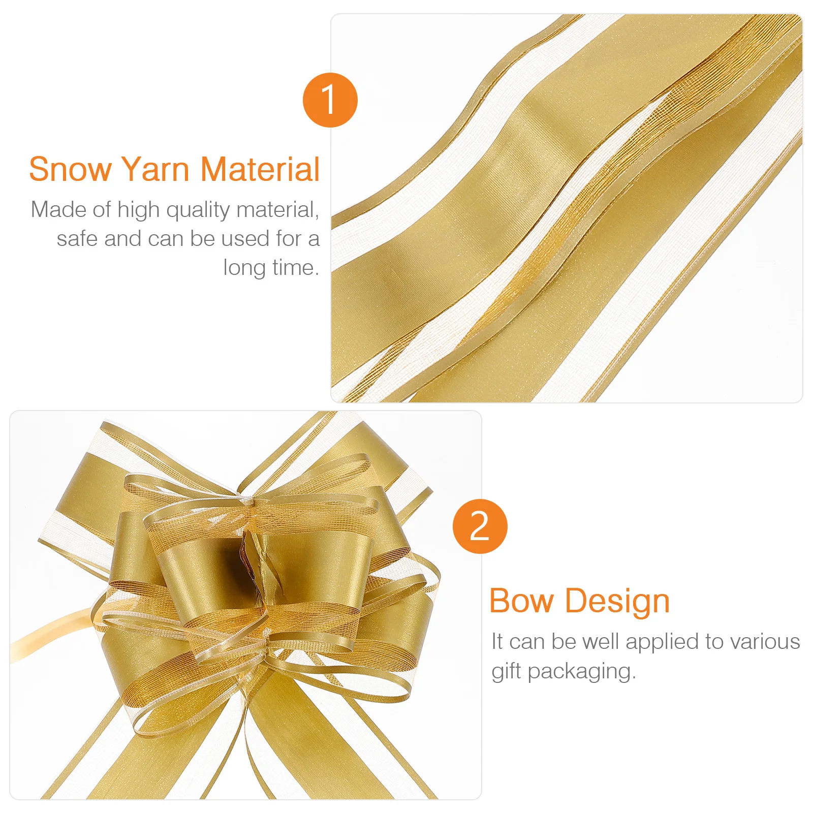 20Pcs Snow Yarn Pull Bows Exquisite Gift Wrap Decoration Wedding Birthday Party Pull Bow Knots for Present Box
20Pcs Snow Yarn Pull Bows Exquisite Gift Wrap Decoration Wedding Birthday Party Pull Bow Knots for Present Box