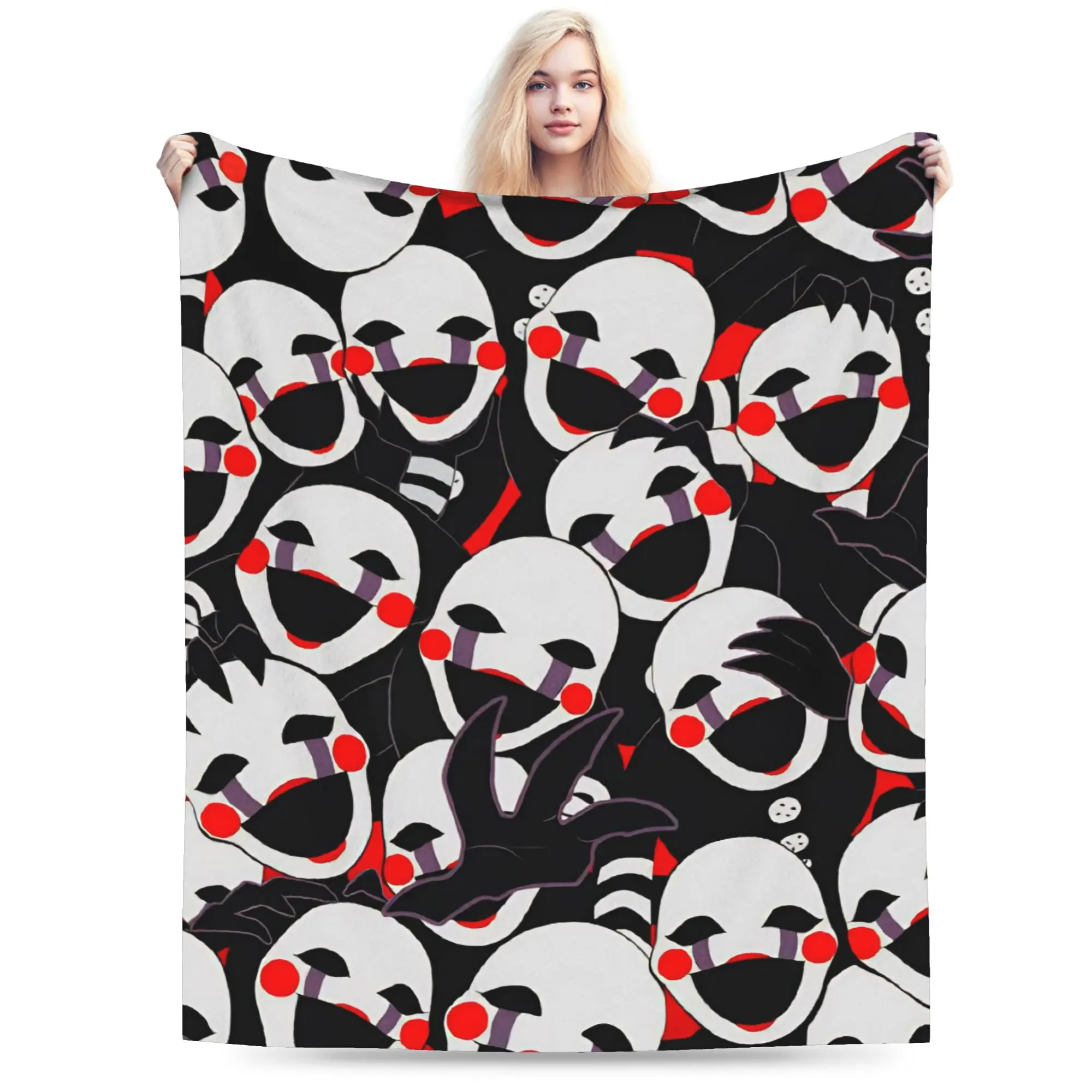 FNAF At Freddys Blankets Flannel Print Multifunction Soft Throw Blankets for Bedding Outdoor Bedspread
FNAF At Freddys Blankets Flannel Print Multifunction Soft Throw Blankets for Bedding Outdoor Bedspread