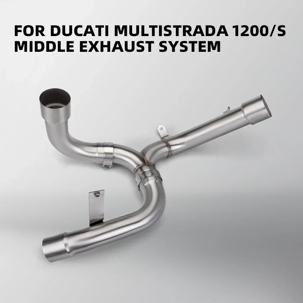 For Multistrada 1200 / S 2010 2011 2012-2014 MTS 1200 Escape Decat Pipe Motorcycle Exhaust Link Pipe Catalyst Delete Pipe
For Multistrada 1200 / S 2010 2011 2012-2014 MTS 1200 Escape Decat Pipe Motorcycle Exhaust Link Pipe Catalyst Delete Pipe
