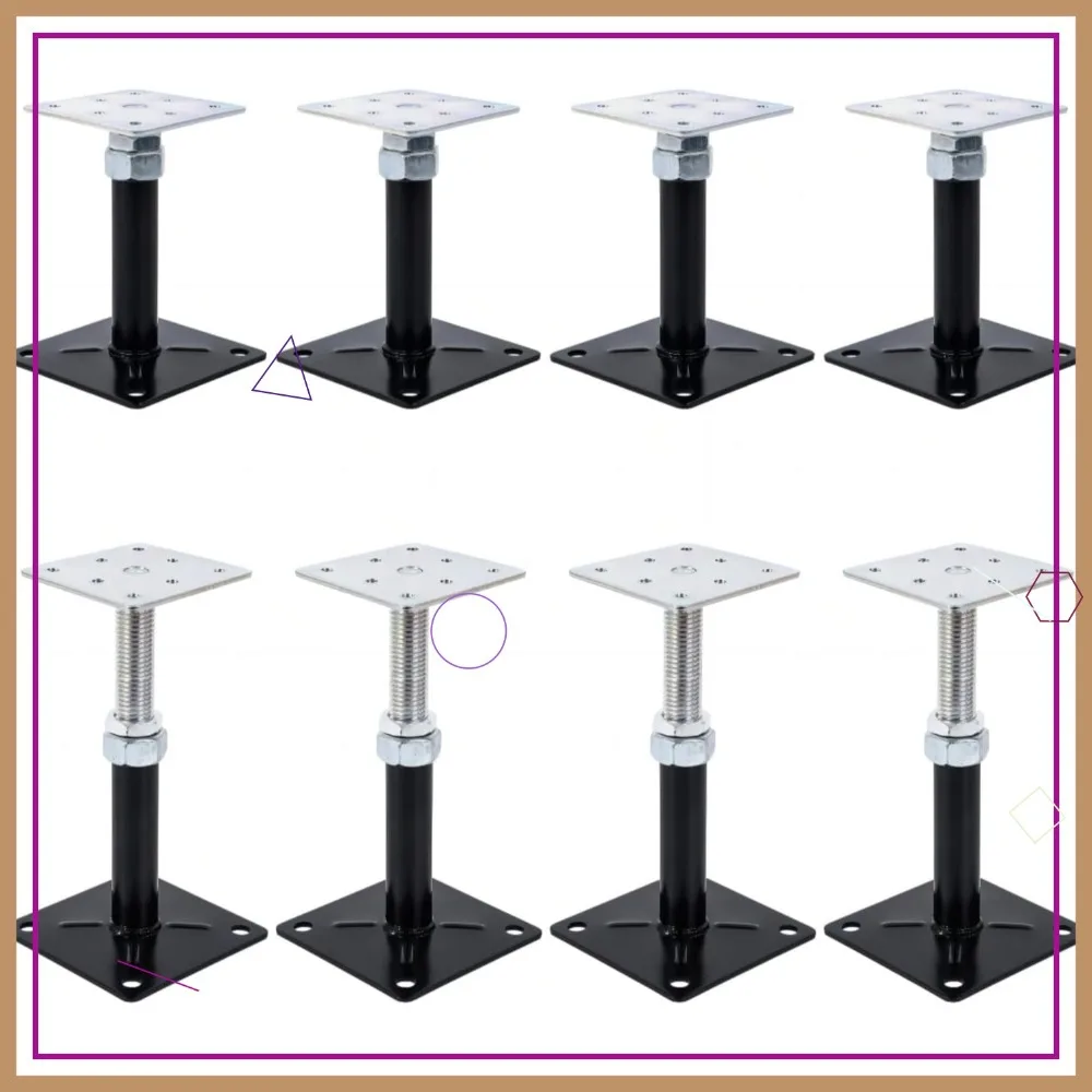 8-Pack Lift Supports, Adjustable House Jacks for Floor, Mini Screw Jack 5-8 Inch
8-Pack Lift Supports, Adjustable House Jacks for Floor, Mini Screw Jack 5-8 Inch