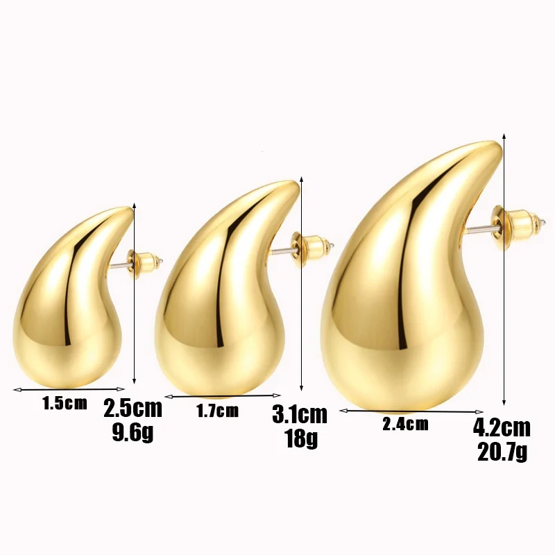 Extra Large Drop Earring Oversized Chunky Hoop Earrings for Women Girl Lightweight Hypoallergenic Gold Plated Big Earrings
Extra Large Drop Earring Oversized Chunky Hoop Earrings for Women Girl Lightweight Hypoallergenic Gold Plated Big Earrings