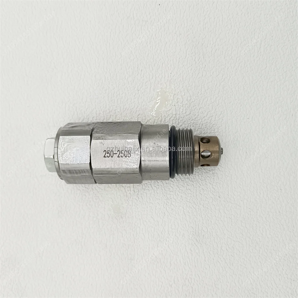 Hgih Quality Part 2555662 2502508 Relief Valve for CAT Excavator E320 E322 E325 E315 E330 255-5661 255-5662 250-2508
Hgih Quality Part 2555662 2502508 Relief Valve for CAT Excavator E320 E322 E325 E315 E330 255-5661 255-5662 250-2508