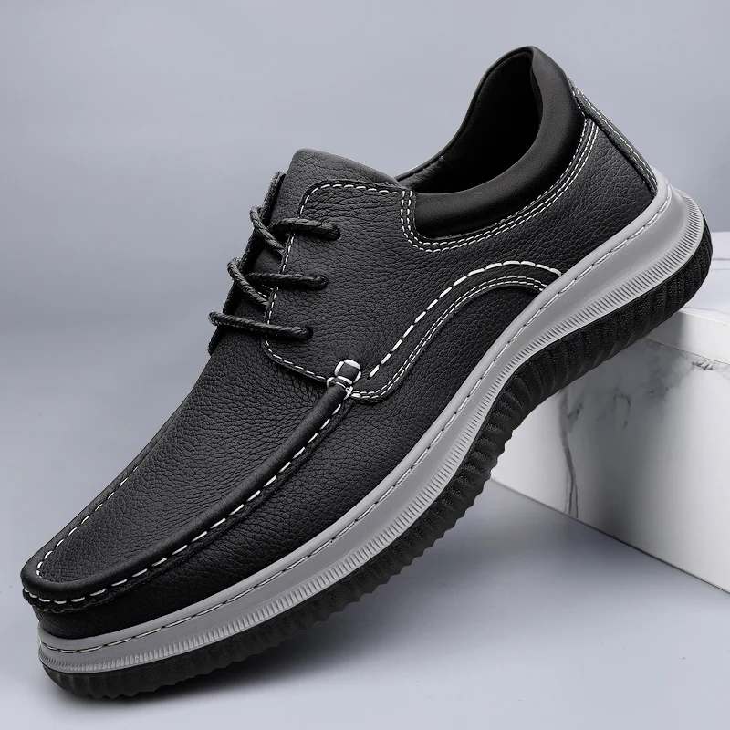 New Genuine Leather Mens Formal Shoes Luxury Brand Outdoor Comfy Business Dress Shoes Men Breathable Office Loafers Mocassins
New Genuine Leather Mens Formal Shoes Luxury Brand Outdoor Comfy Business Dress Shoes Men Breathable Office Loafers Mocassins