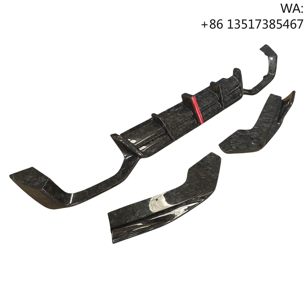 Suitable for BMW X3M F97 Modification Upgrade, Forged Carbon Rear Diffuser Bumper Lower Lip Replacement Body Kit