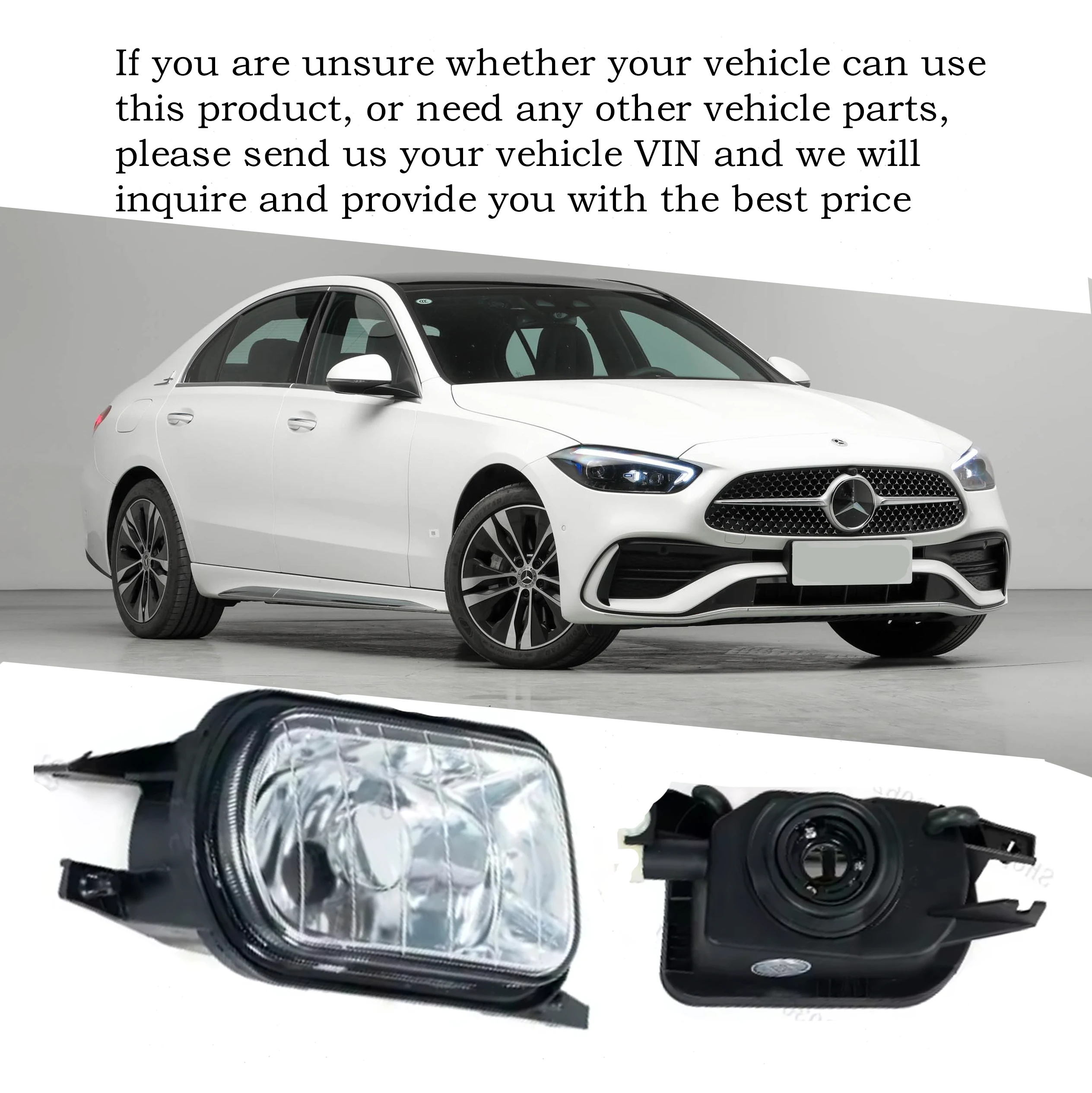 Front bumper fog light For Mercedes Benz C W203 W215 W209 C200 C230 C240 C320 C350 CL500 CLK500 SLK230 2158200656 2158200556
Front bumper fog light For Mercedes Benz C W203 W215 W209 C200 C230 C240 C320 C350 CL500 CLK500 SLK230 2158200656 2158200556