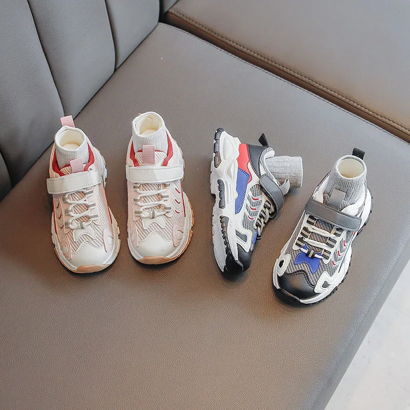 Children Sneakers 2022 Spring Boys Korean PU Casual Shoes for Boys Kids Fashion Running Hook & Loop Mesh Breathable
Children Sneakers 2022 Spring Boys Korean PU Casual Shoes for Boys Kids Fashion Running Hook & Loop Mesh Breathable
