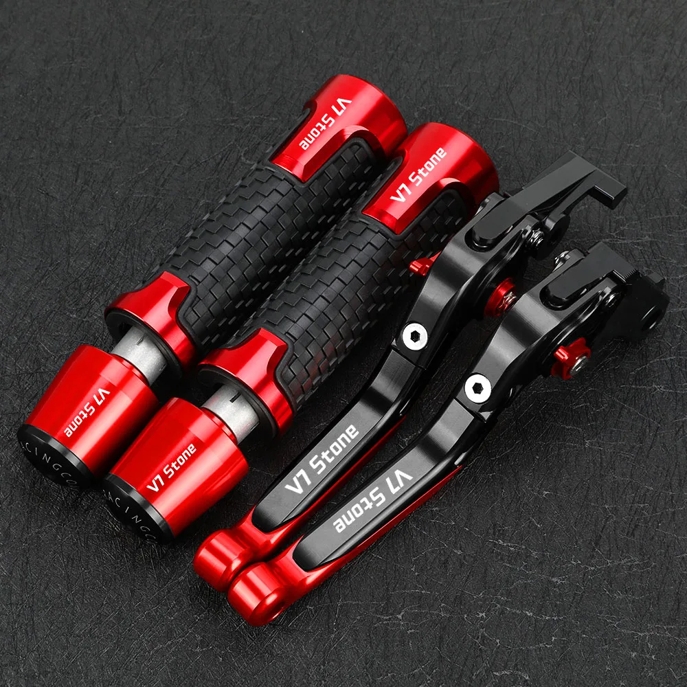 2021 2022 2023 FOR MOTO GUZZI V7 Stone Motorcycle Accessories CNC Aluminum Adjustable Brake Clutch Levers Handbar End Grips
2021 2022 2023 FOR MOTO GUZZI V7 Stone Motorcycle Accessories CNC Aluminum Adjustable Brake Clutch Levers Handbar End Grips