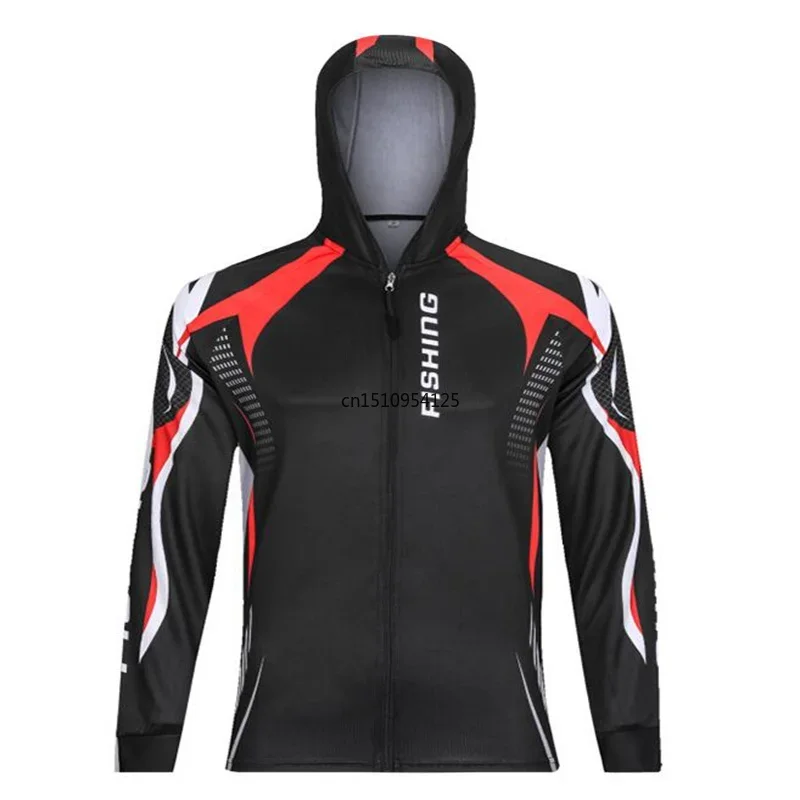 Quick Drying Sun Protection Fishing Shirts Hot Selling Hooded Fishing Jerseys Breathable Men Long Sleeve Fishing Clothing
Quick Drying Sun Protection Fishing Shirts Hot Selling Hooded Fishing Jerseys Breathable Men Long Sleeve Fishing Clothing