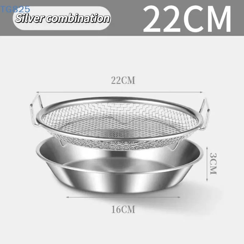 【AN】【AN】2026 Food-grade Kitchen Oil Filter Tray Stainless Steel Mesh Frying Drain Pan Strainer Colander
【AN】【AN】2026 Food-grade Kitchen Oil Filter Tray Stainless Steel Mesh Frying Drain Pan Strainer Colander