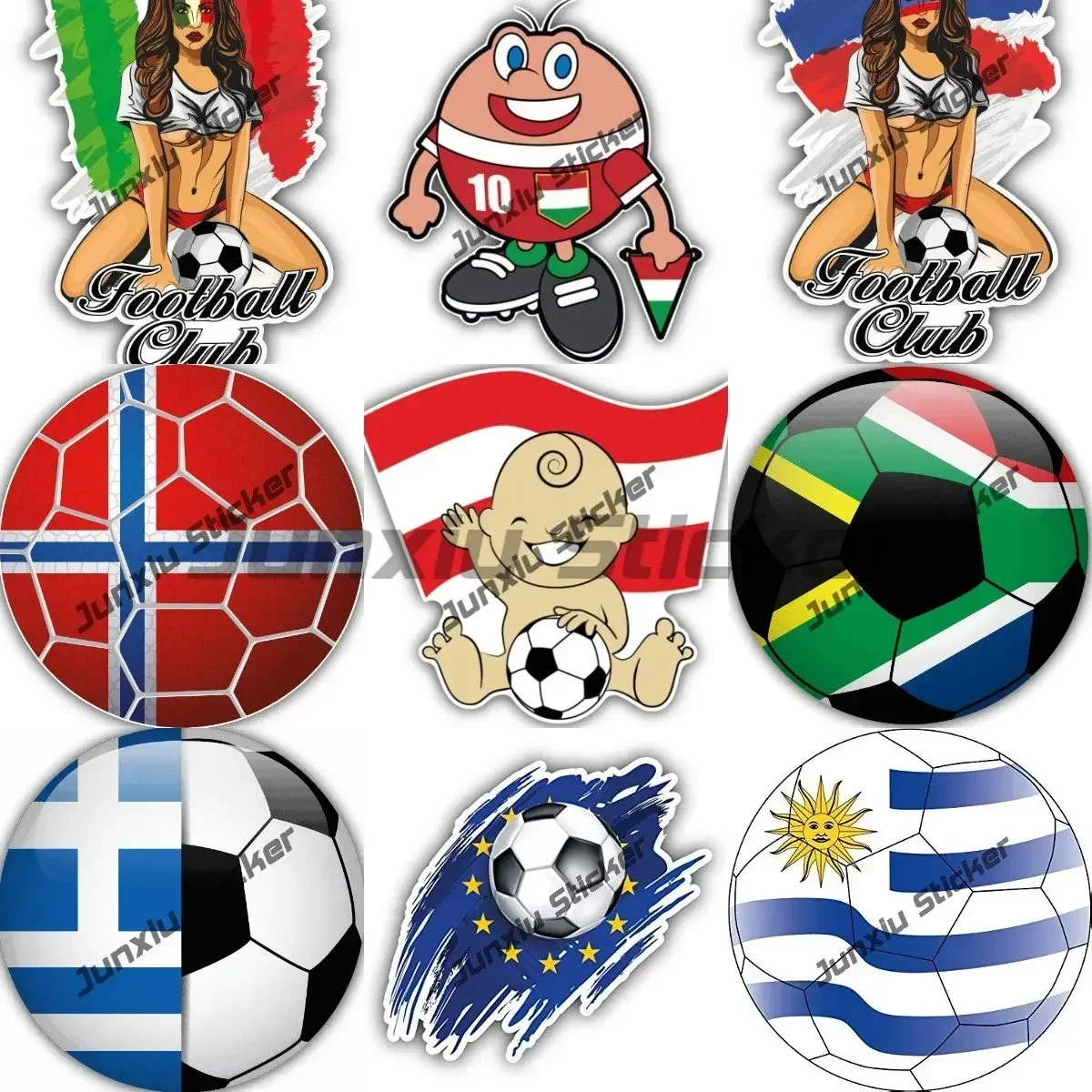 Russia Italy Flag Soccer Club Fan Girl Stickers Football Baby Player Soccer Fans Camping Sticker Waterproof Funny Decorations
Russia Italy Flag Soccer Club Fan Girl Stickers Football Baby Player Soccer Fans Camping Sticker Waterproof Funny Decorations