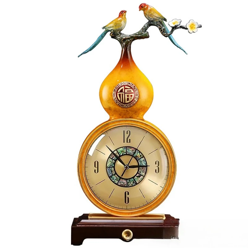 Home living room desktop, ornaments, clocks, creative gourd clock, entrance silent clock
Home living room desktop, ornaments, clocks, creative gourd clock, entrance silent clock