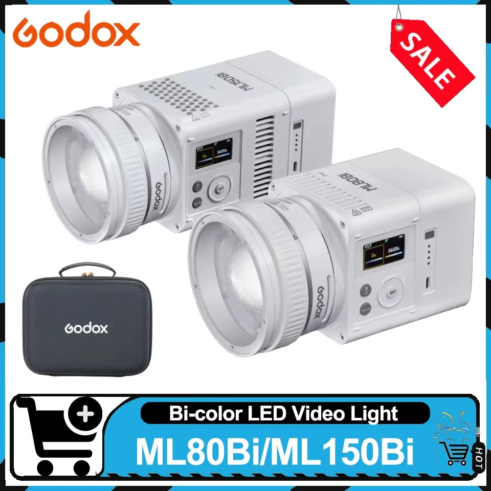 Светодиодный двухцветный портативный осветитель Godox ML80Bi ML150Bi 80/150 Вт, 2800-6500K для фотостудий, видеоблогов, записи и прямых трансляций
Светодиодный двухцветный портативный осветитель Godox ML80Bi ML150Bi 80/150 Вт, 2800-6500K для фотостудий, видеоблогов, записи и прямых трансляций