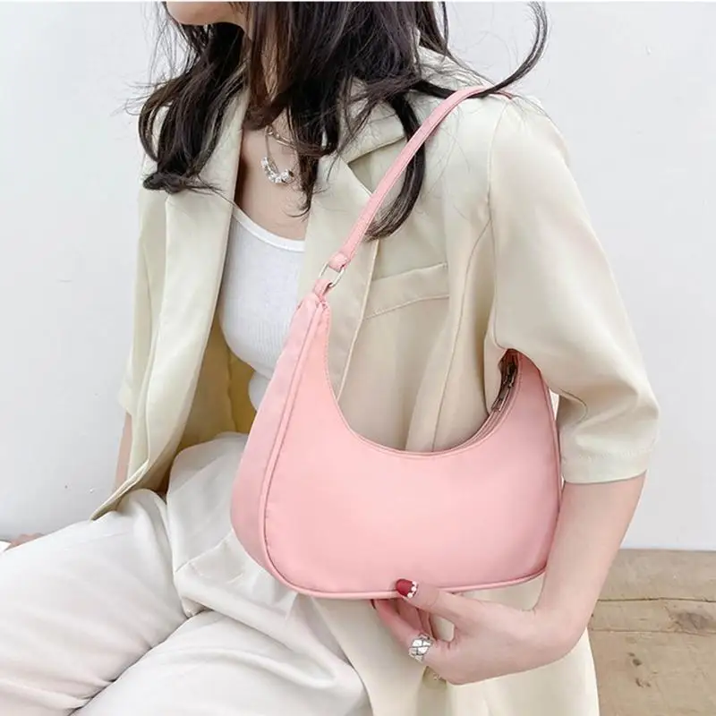 340D Hobo Tote Handbag Purse for Women Small Nylon Shoulder Bag Mini Clutch Purse with Zipper Closure
340D Hobo Tote Handbag Purse for Women Small Nylon Shoulder Bag Mini Clutch Purse with Zipper Closure