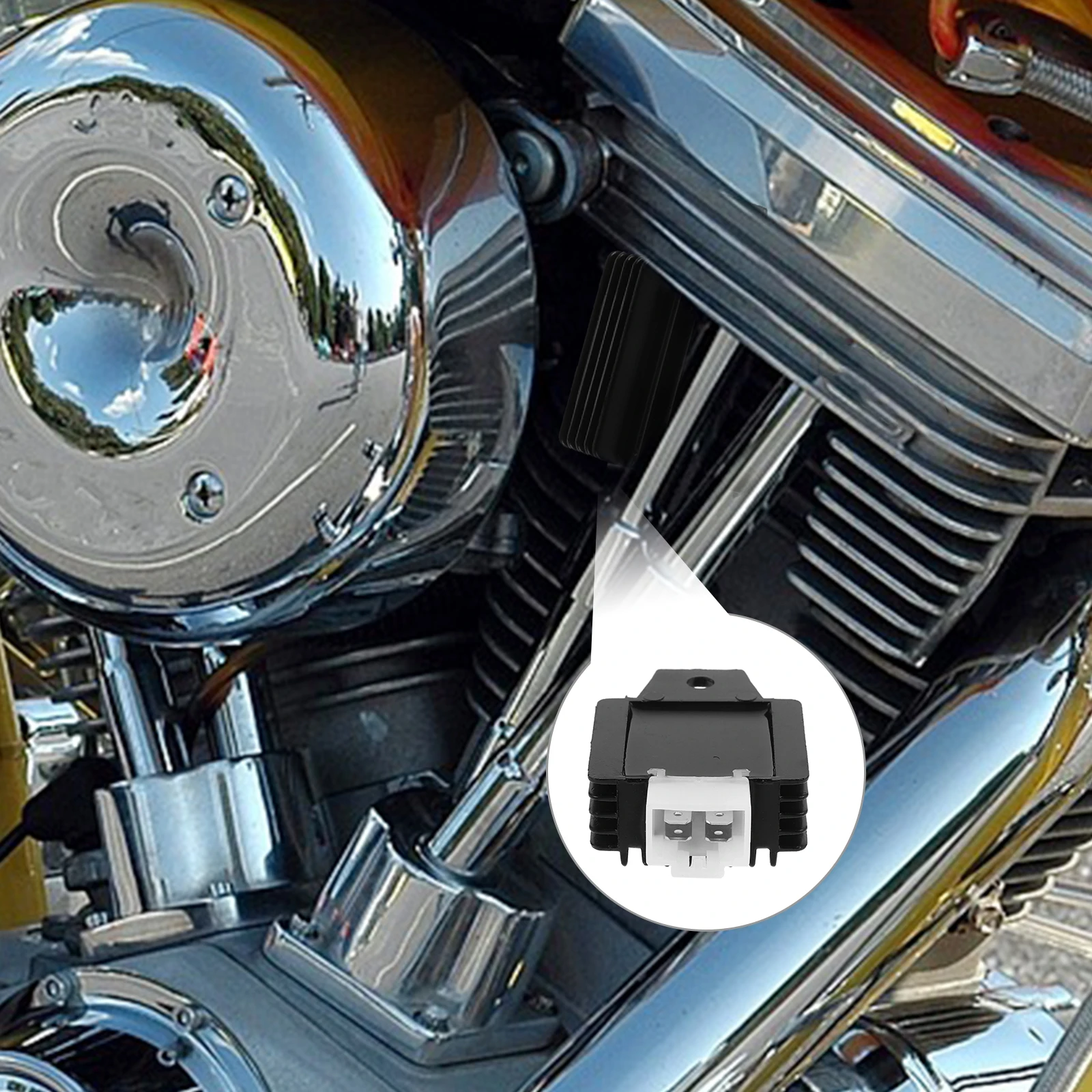 Motorcycle Rectifier Voltage Stabilizer Regulator Replacement Practical Motorbike Metal High Performance Circuit Board
Motorcycle Rectifier Voltage Stabilizer Regulator Replacement Practical Motorbike Metal High Performance Circuit Board