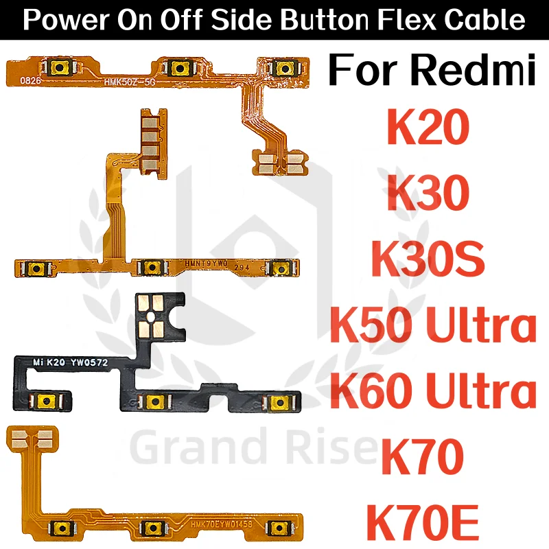Power On Off Volume Side Button Flex Cable for XIAOMI Redmi K20 K30 K30S K50Ultra K60Ultra K70 K70E Flex Cable
Power On Off Volume Side Button Flex Cable for XIAOMI Redmi K20 K30 K30S K50Ultra K60Ultra K70 K70E Flex Cable