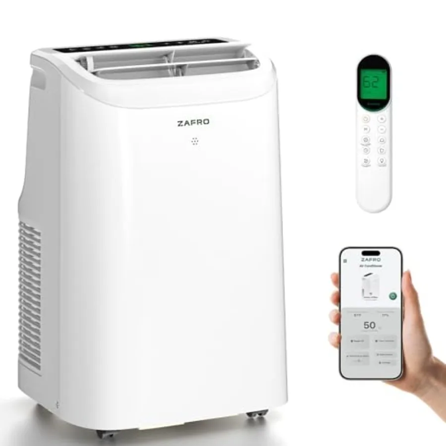 Portable Air Conditioners for Living Room Bedroom, 10000 BTU 6000 BTU SACC,White Plastic Unit, Drainage-free Cooling Fan Dehumi
Portable Air Conditioners for Living Room Bedroom, 10000 BTU 6000 BTU SACC,White Plastic Unit, Drainage-free Cooling Fan Dehumi