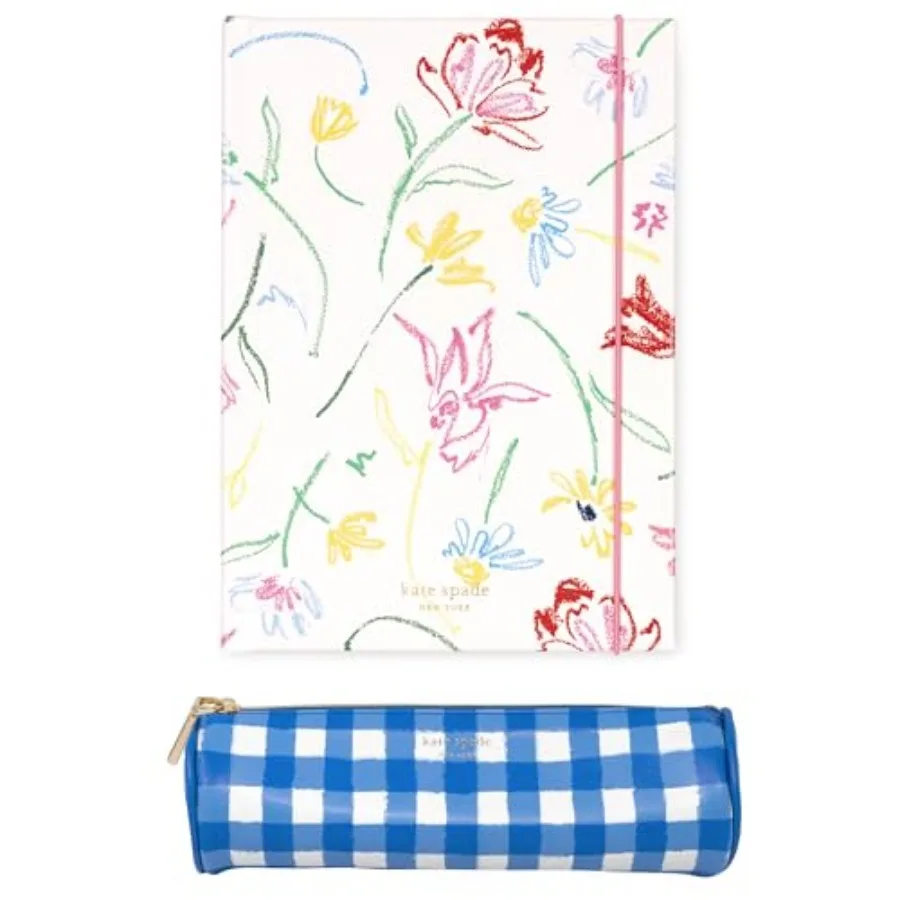 kate spade new york Lined Writing Journal with Pen Case Vegan Leather Journal with 168 Pages Zipper Pouch for Office Supplies J
kate spade new york Lined Writing Journal with Pen Case Vegan Leather Journal with 168 Pages Zipper Pouch for Office Supplies J