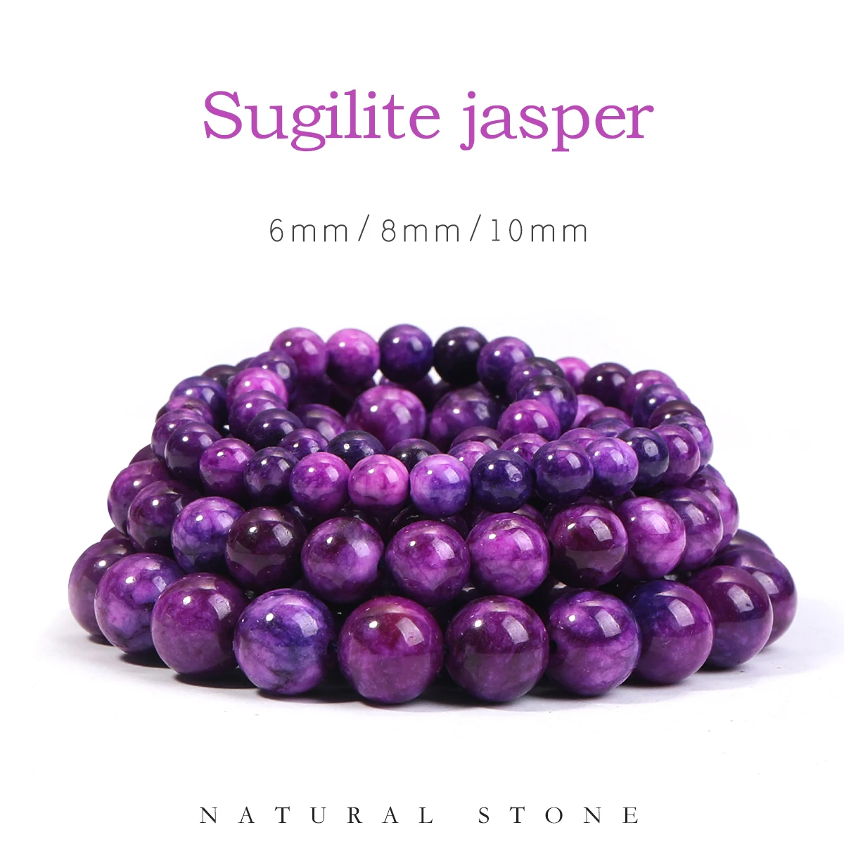 Natural Stone Jade Sugilite Jasper Diy Making Bracelet Earrings Accessories Round Bulk Wholesale Drop Shipping 6/8/10mm
Natural Stone Jade Sugilite Jasper Diy Making Bracelet Earrings Accessories Round Bulk Wholesale Drop Shipping 6/8/10mm