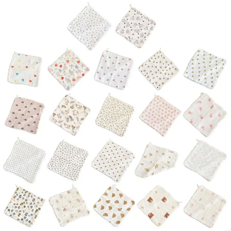 Baby Washcloth with 6-layer Baby Towel Reusable Baby Cotton Square Face Shower Bath Towel Soft Baby Wiping Bathing Feed 425F
Baby Washcloth with 6-layer Baby Towel Reusable Baby Cotton Square Face Shower Bath Towel Soft Baby Wiping Bathing Feed 425F