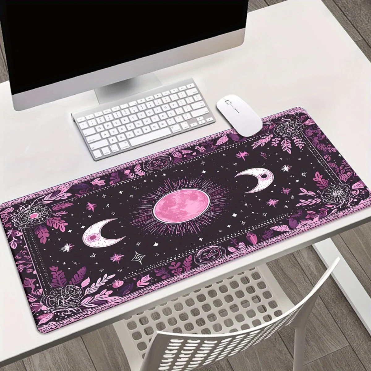 Большой коврик для стола Celestial Moon Stars с нескользящей резиновой основой, игровой офисный коврик для мыши XXL
Большой коврик для стола Celestial Moon Stars с нескользящей резиновой основой, игровой офисный коврик для мыши XXL