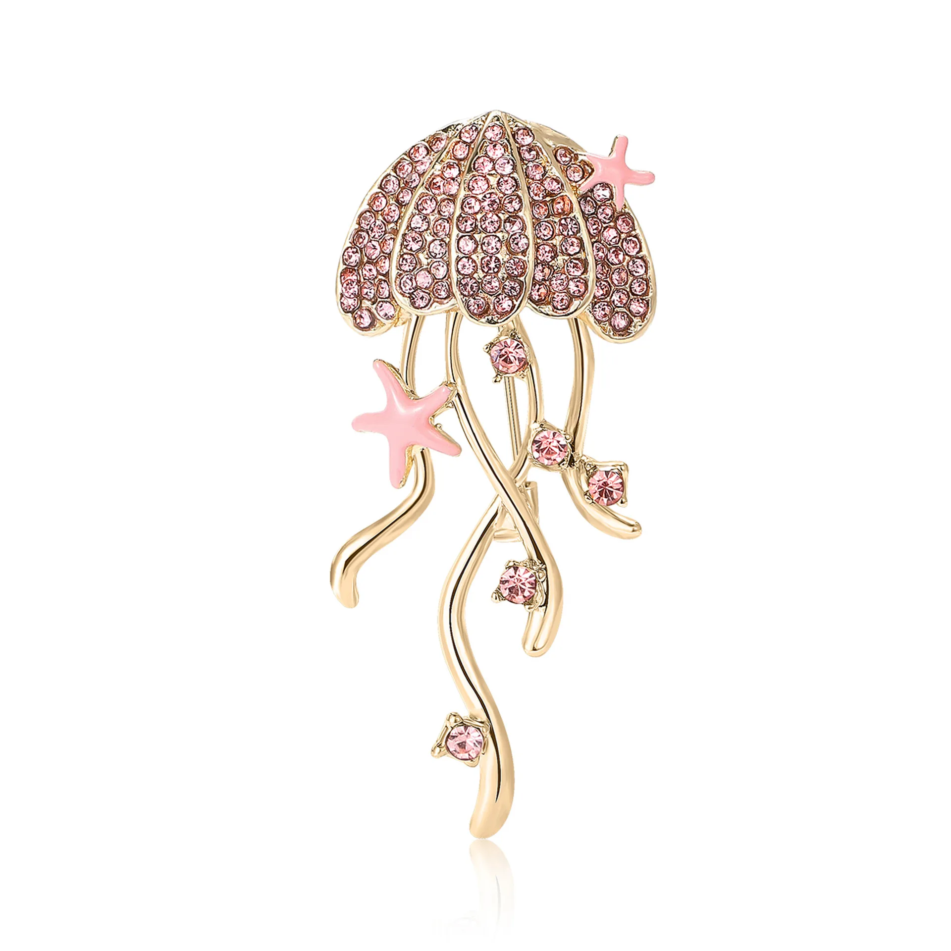 Beautiful Small Diamonds, Starfish And Jellyfish Brooch, High-end And Simple Ladies' Brooch, Banquet, Daily Dress And Jewelry
Beautiful Small Diamonds, Starfish And Jellyfish Brooch, High-end And Simple Ladies' Brooch, Banquet, Daily Dress And Jewelry